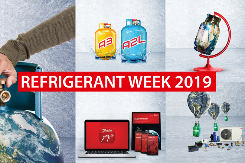 Collage of photos used to promote "Refrigerant Week 2019"