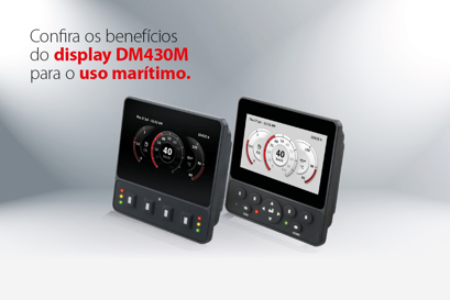 Confira o display DM430M