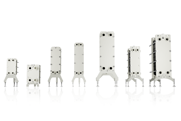 H-Rahmen, gedichtete Plattenwärmeübertrager für Hygieneanwendungen