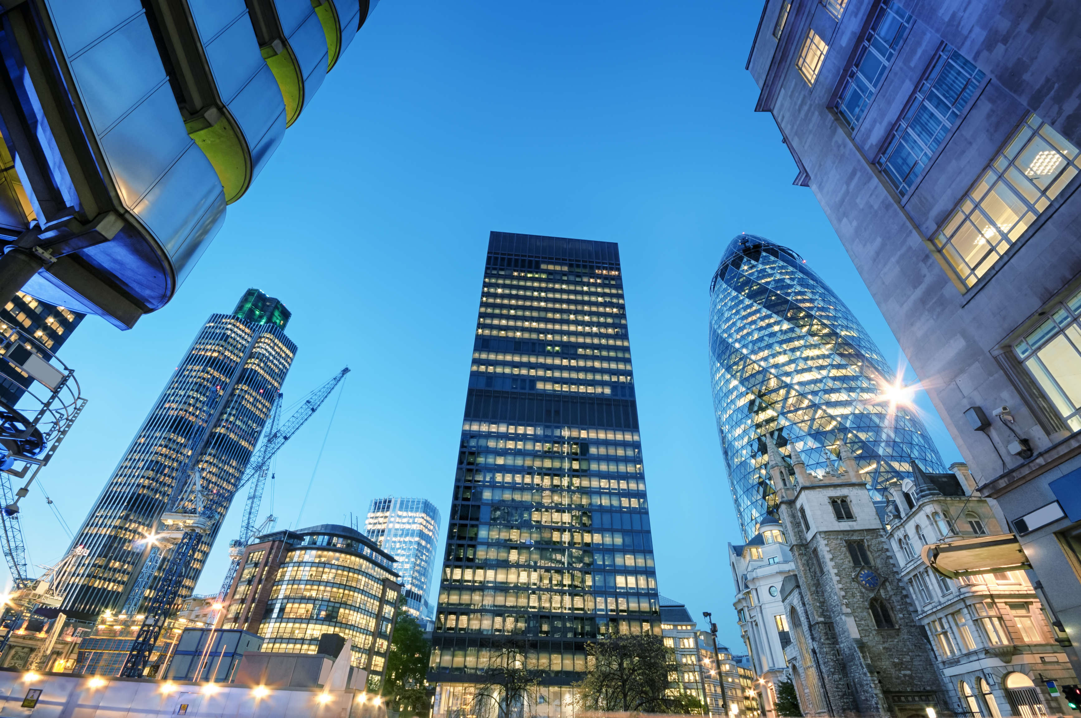 The city of london financial center