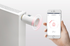 Danfoss Eco™ is a stand-alone smart radiator thermostat for in-home control of your radiator heating via Bluetooth.
