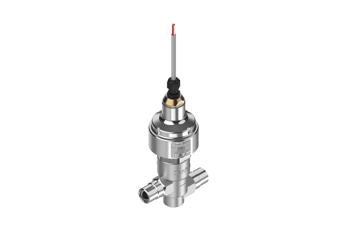 CCMT electric regulating valve - high pressure CO₂ | Danfoss