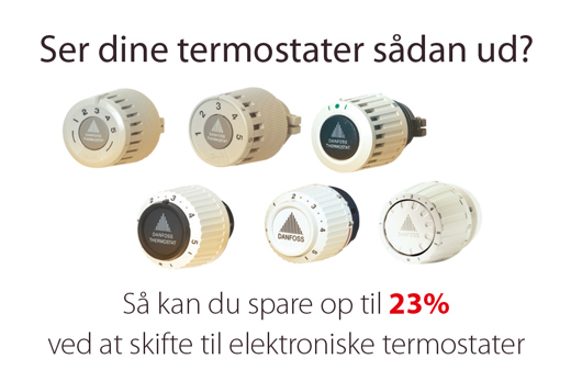 Danfoss Smartvarme, smart termostat, smart radiatortermostat