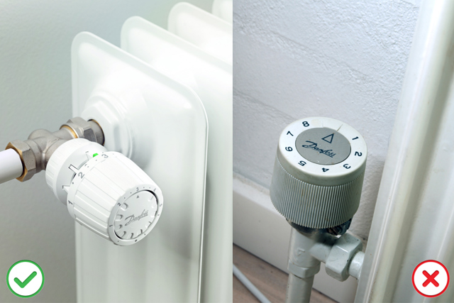 Radiator retur- eller fremløb?