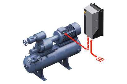 Drives for marine refrigeration compressors