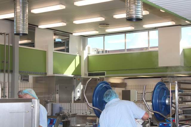 Ziekenhuiskeuken in Tønder, Denemarken, met Danfoss VLT frequentieregelaars