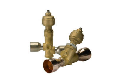 Product photo of the KVS electric regulating valve by Danfoss