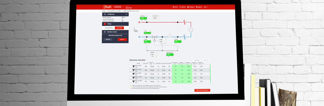 heat selector Danfoss
