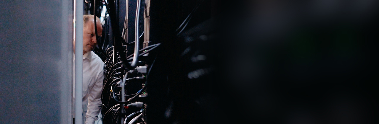 Data center at the Danfoss headquarters