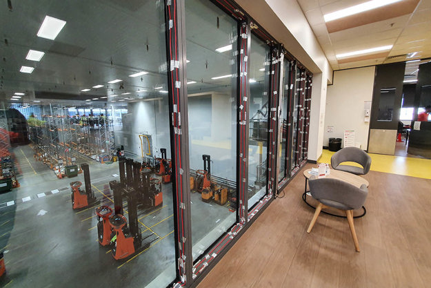 Elektrisk varmesystem til forebyggelse af kondens i Woolworths Distribution Centre