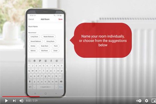Danfoss Ally™ App Tutorial - How to handle rooms and groups and allocate thermostats