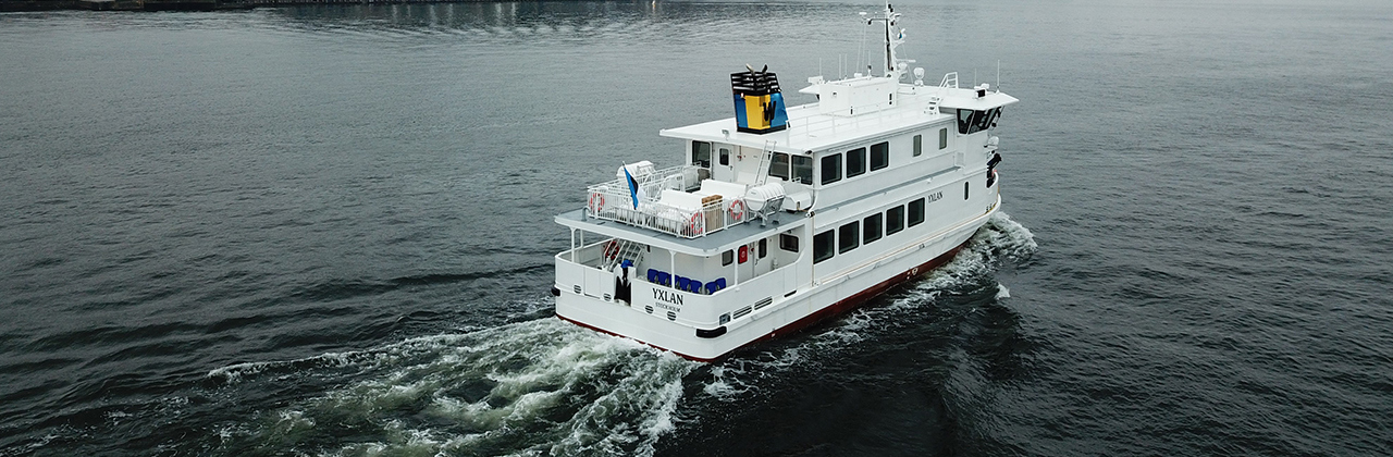 Le premier ferry de passagers brise-glace hybride de Stockholm