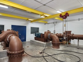 Equipment room with Danfoss Drives in Myrtle Beach, South Carolina