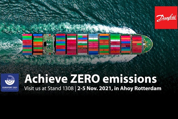 Bezoek Danfoss op stand 1308 tijdens Europort 2021, 2-5 november in Ahoy Rotterdam