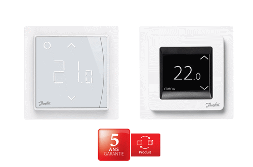 Thermostat Wifi pour chauffage au sol électrique, Thermostat à écran  tactile LCD avec chauffage au sol électrique avec