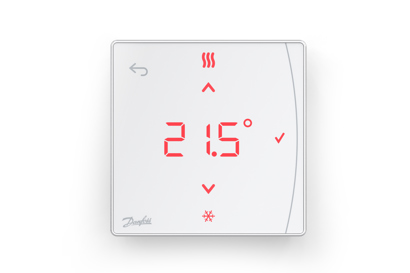 Danfoss Icon2 Thermostat d'ambiance, 24 V intégré, 2 fils