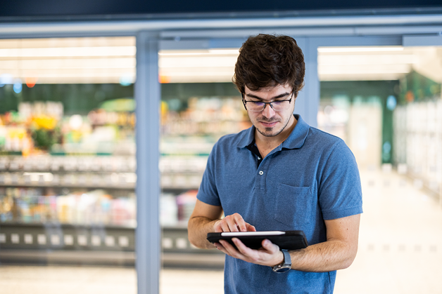 Bird's eye view of road with snow and trees