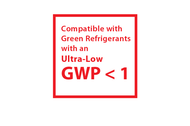 compatible with green refrigerants with ulta low gwp