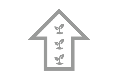 Vertical farms produce more per m2