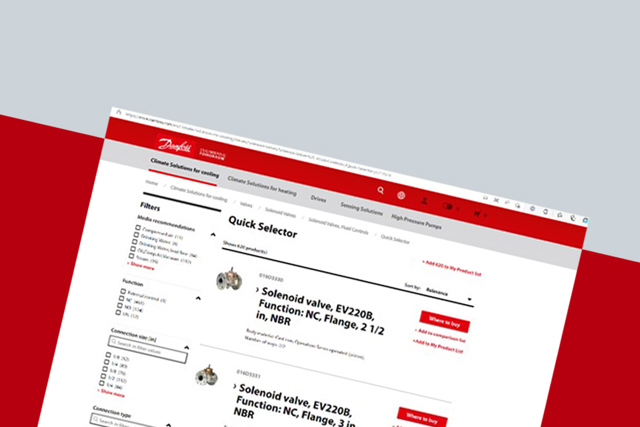 Selector rápido para válvulas solenoides, controles de fluidos