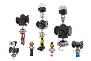 Differential pressure and flow controllers