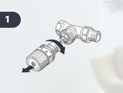 Vanne connectée thermostatique Danfoss Eco - facq