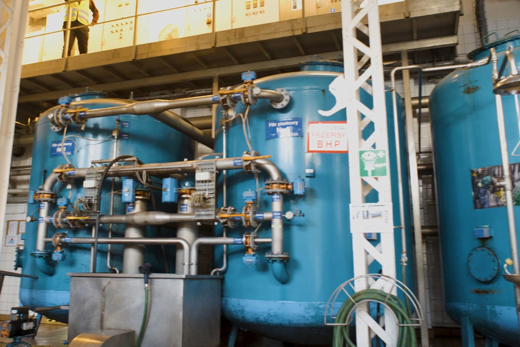 Système hydrophore de la brasserie Carlsberg en Pologne