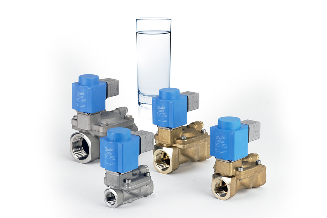 Solenoid valves for leak detection Danfoss