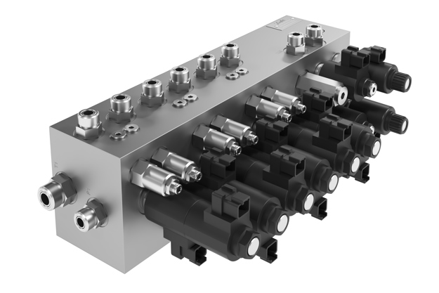 Hydraulic integrated circuit (HIC)