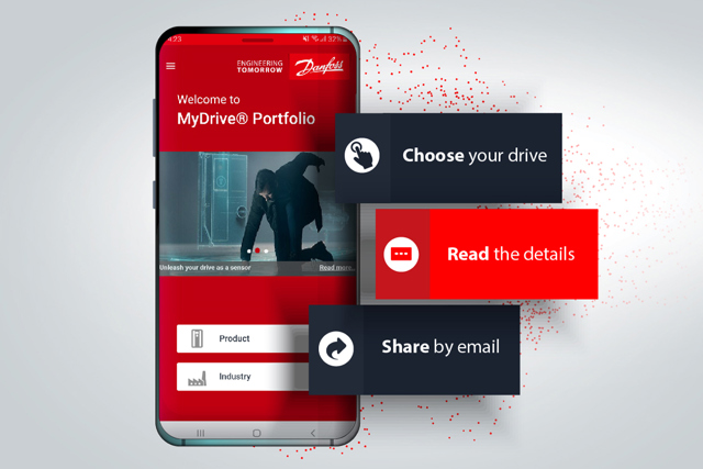 MyDrive® Portfolio en un teléfono móvil