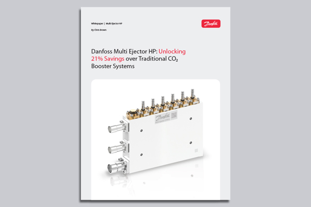 New whitepaper: Danfoss Multi Ejector HP: Unlocking 21% Savings over Traditional CO₂ Booster Systems