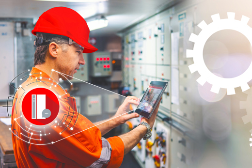 Person using MyDrive® Assistant on their tablet