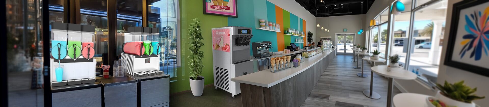 Commercial ice cream machines - Danfoss solutions for commercial refrigeration